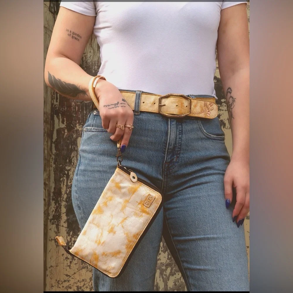 NWT Bed Stu TEMPLETON II Tang Nectar Delux Crossbody Wallet Clutch Retail $185 - Picture 14 of 14